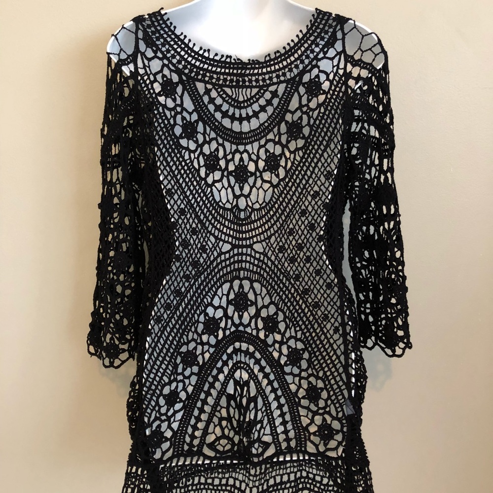 Crochet dress coverup NWOT